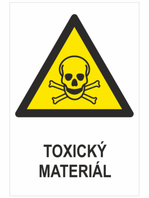 VÝSTRAHA - Toxický materiál