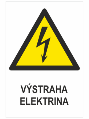 VÝSTRAHA - Elektrina