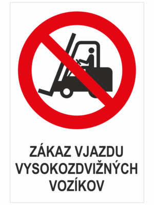 Zákaz vjazdu vozíkov